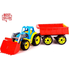Technok MTS Műanyag Traktor Utánfutóval - 65 Cm, Többféle (TEH3688) autópálya és játékautó