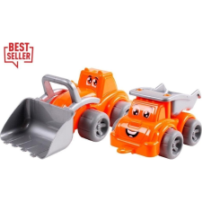 Technok Műanyag Dömper És Markoló Készlet (492052) autópálya és játékautó