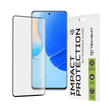 TECHSUIT - 111D teljes burkolat / teljes ragasztós üveg - Huawei nova 9 SE - fekete (KF239703) mobiltelefon kellék