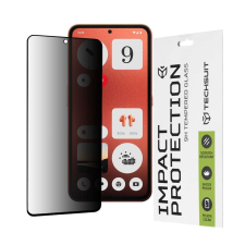 TECHSUIT Fólia a semmiért CMF Phone 1 – Techsuit 111D Privacy Full Glue – fekete mobiltelefon kellék