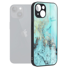 TECHSUIT - Glaze Series - iPhone 15 Plus - Blue Ocean (KF2314054) tok és táska