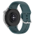 TECHSUIT Huawei Watch GT 2 / GT 3 / Xiaomi Watch S1 Pro / Active okosóra szíj, szilikon, kékeszöld, Techsuit