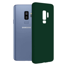 TECHSUIT - Soft Edge szilikon - Samsung Galaxy S9 Plus - Sötétzöld (KF234263) tok és táska