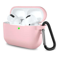 TECHSUIT - szilikon tok - Apple AirPods Pro 1 / 2-hez, sima ultravékony anyag - rózsaszín fülhallgató, fejhallgató tok