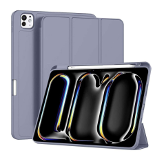 TECHSUIT Tok iPad Pro 11 (2024) készülékhez – Techsuit Flex Trifold – lila tablet tok