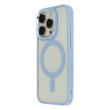 TectoShield Satin Elegant MagSafe-kompatibilis tok iPhone 15 Pro - kék tok és táska