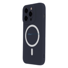 TectoShield Silicon Soft MagSafe-kompatibilis tok iPhone 13 - sötétkék tok és táska