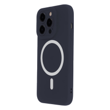 TectoShield Silicon Soft MagSafe-kompatibilis tok iPhone 14 - sötétkék tok és táska
