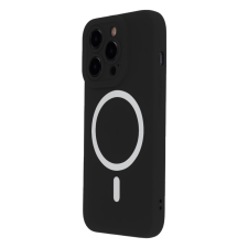 TectoShield Silicon Soft MagSafe-kompatibilis tok iPhone 16 Plus - fekete tok és táska