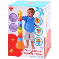 Teddies Formaillesztő játék 2 az 1-ben - Zsiráf (4892401023896) puzzle, kirakós