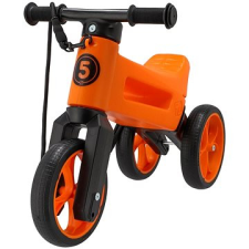 Teddies FUNNY WHEELS Rider SuperSport futóbicikli narancssárga 2 az 1-ben + heveder lábbal hajtható járgány