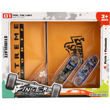 Teddies Skateboard ujjgördeszka 2db, rámpával kreatív és készségfejlesztő