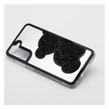 Teddy Bear Samsung Galaxy A25 5G csillogó köves tok fehér-fekete (101207) (101207) tok és táska