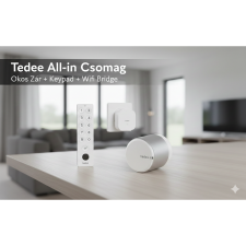 Tedee GO 2 All-In Csomag (Okos zár+Keypad+Wi-Fi Bridge) okos zár és kiegészítő
