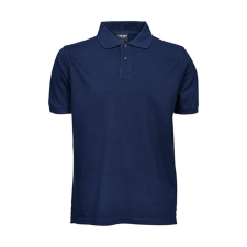 Tee Jays Férfi galléros póló rövid ujjú Tee Jays Heavy Polo Piqué - L, Sötétkék (navy) férfi póló