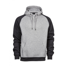 Tee Jays Férfi kapucnis hosszú ujjú pulóver Tee Jays Two-Tone Hooded Sweatshirt L, Heather/Sötét szürke