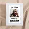 TeeInBlue A hónap dolgozója egyedi fényképes falikép névvel Fehér keret - ÁLLÓ / fehér / 10x15 cm