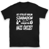 TeeInBlue Az utolsó bulim szabadon, ezentúl házi őrizet - póló legénybúcsúra Fekete póló / fekete / 2XL
