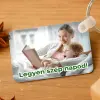 TeeInBlue Egyedi fényképes fa kulcstartó Anyának FEKVŐKÉPES / egyedi / 4x5,5