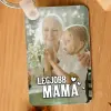 TeeInBlue Egyedi fényképes fa kulcstartó Mamának ÁLLÓKÉPES / egyedi / 4x5,5