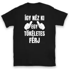 TeeInBlue Egyedi póló - így néz ki egy tökéletes Póló / fekete / XL ajándéktárgy