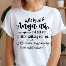TeeInBlue Egyedi póló nevelőanyának Fehér póló / fehér / L ajándéktárgy