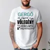 TeeInBlue Én vagyok a vőlegény a szerelemtől megrészegülve - egyedi neves póló legénybúcsúra Fehér póló / fehér / XL