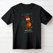 TeeInBlue F-caw-f póló egyedi névvel Fekete póló / fekete / XL ajándéktárgy