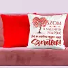 TeeInBlue FA-szom a Valentin-napba párna Párna / PIROS PLÜSS HÁTOLDAL / szivacs