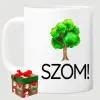 TeeInBlue Faszom egyedi vicces bögre Bögre copy / FEHÉR / KARÁCSONYI DOBOZ