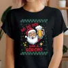 TeeInBlue Ho ho hol van a söröm? vicces karácsonyi póló Fekete póló / fekete / 2XL