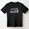 TeeInBlue Horgász evolution egyedi neves póló Fekete póló / fekete / 2XL