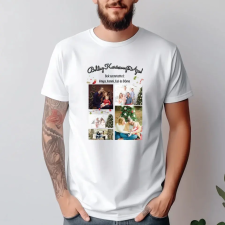 TeeInBlue Karácsonyi póló 5 fotóval Póló / fehér / M ajándéktárgy