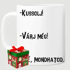 TeeInBlue Kávé mérce - vicces bögre kollégáknak Bögre / FEHÉR / KARÁCSONYI DOBOZ bögrék, csészék