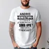 TeeInBlue Keresztapa vagyok, olyan mint egy sima apa csak sokkal menőbb - egyedi neves póló keresztapának Fehér póló / fehér / S