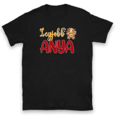 TeeInBlue Legjobb anya karácsonyi póló Póló / fekete / XL ajándéktárgy