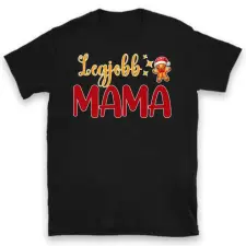 TeeInBlue Legjobb mama karácsonyi póló Póló / fekete / S ajándéktárgy
