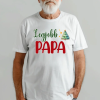 TeeInBlue Legjobb papa karácsonyi póló Póló / fehér / M