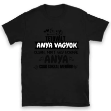 TeeInBlue Menő anya egyedi póló jellemzéssel Póló / fekete / L ajándéktárgy