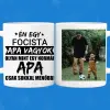 TeeInBlue Menő apa fényképes bögre egyedi jellemzéssel Bögre copy / FEHÉR / NEM