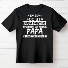 TeeInBlue Menő papa póló egyedi jellemzéssel Fekete póló / fekete / XL ajándéktárgy