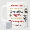 TeeInBlue Nyugdíjas karácsony - vicces feliratos bögre Bögre / FEHÉR / FEHÉR DOBOZ
