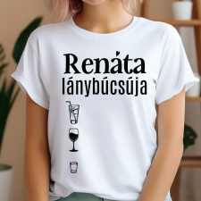 TeeInBlue Pia számolós póló lánybúcsúra Póló / fekete / S ajándéktárgy
