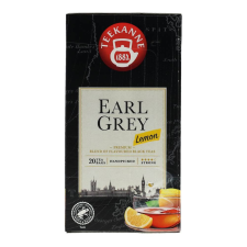 TEEKANNE EARL GREY LEMON FEKETE TEA tea