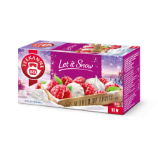 TEEKANNE let it snow habcsók és málna ízű gyümölcstea 20x2,25g 45 g tea