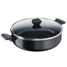 Tefal B5677253 Simply Clean Red 28 cm pároló serpenyő fedővel edény
