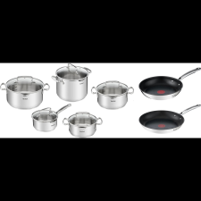 Tefal DUETTO+ edénykészlet 10 darab + 2 darab serpenyő 24 + 28 cm (TEFBUN01) edény