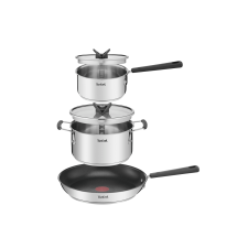 Tefal G737S544 Opti'Space Edényszett - Inox (5 részes) edény