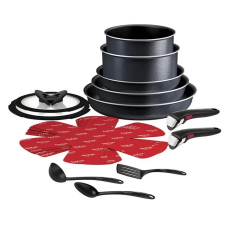 Tefal L7239642 Edényszett Ingenio So Light 16db Fekete edény