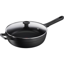 Tefal Trattoria Pro 28cm Pároló serpenyő - Fekete (2100124922) edény